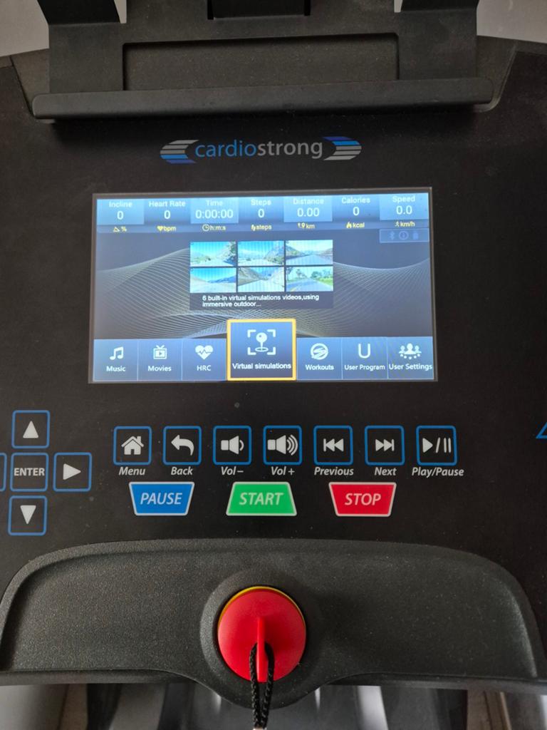 Cardiostrong Loopband - Zo goed als nieuw, Ophalen, Gebruikt, Metaal, Loopband