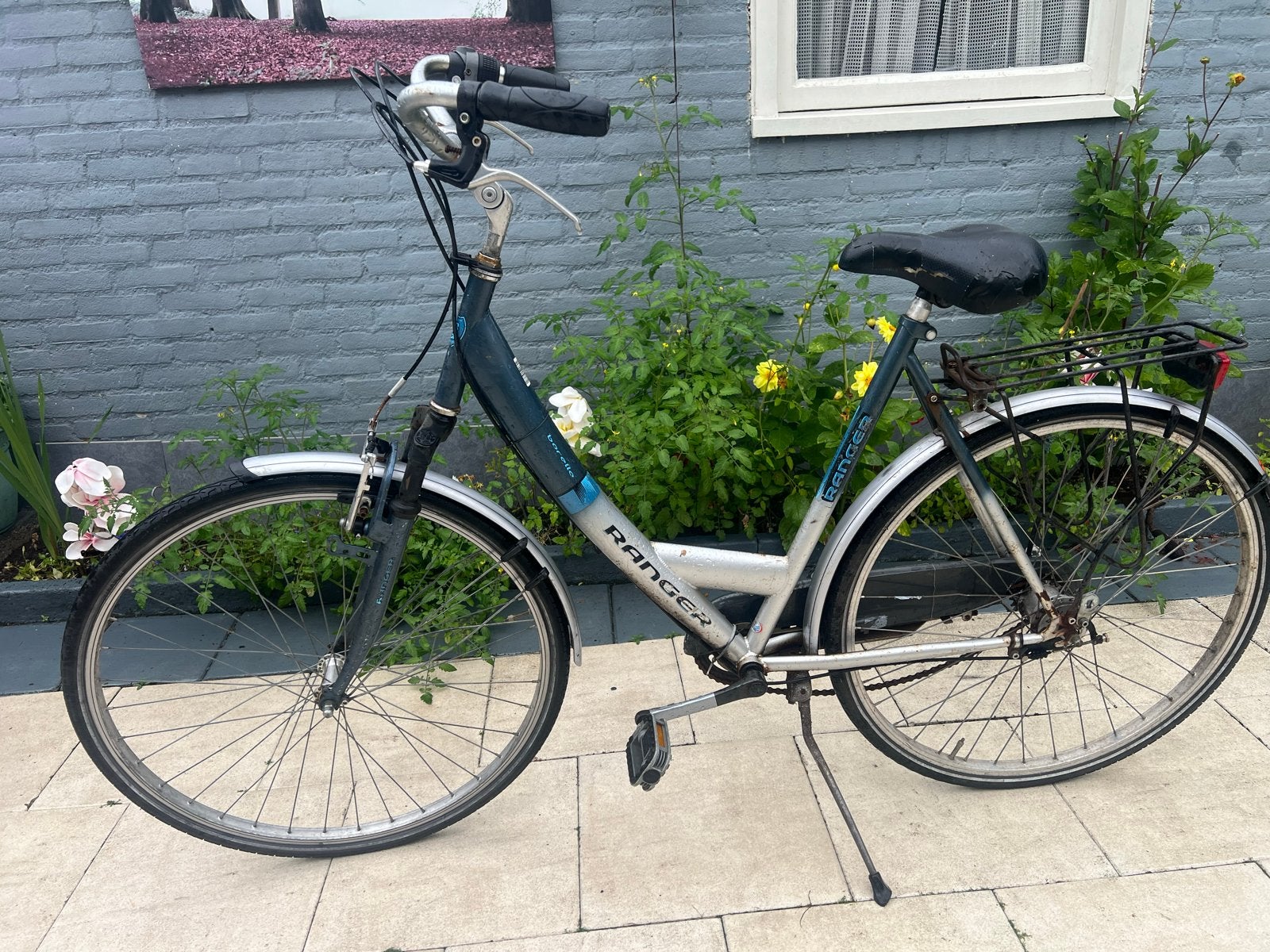 Gebruikte Ranger damesfiets met versnellingen, Overige merken, Velgrem, Ophalen of Verzenden, 53 tot 56 cm