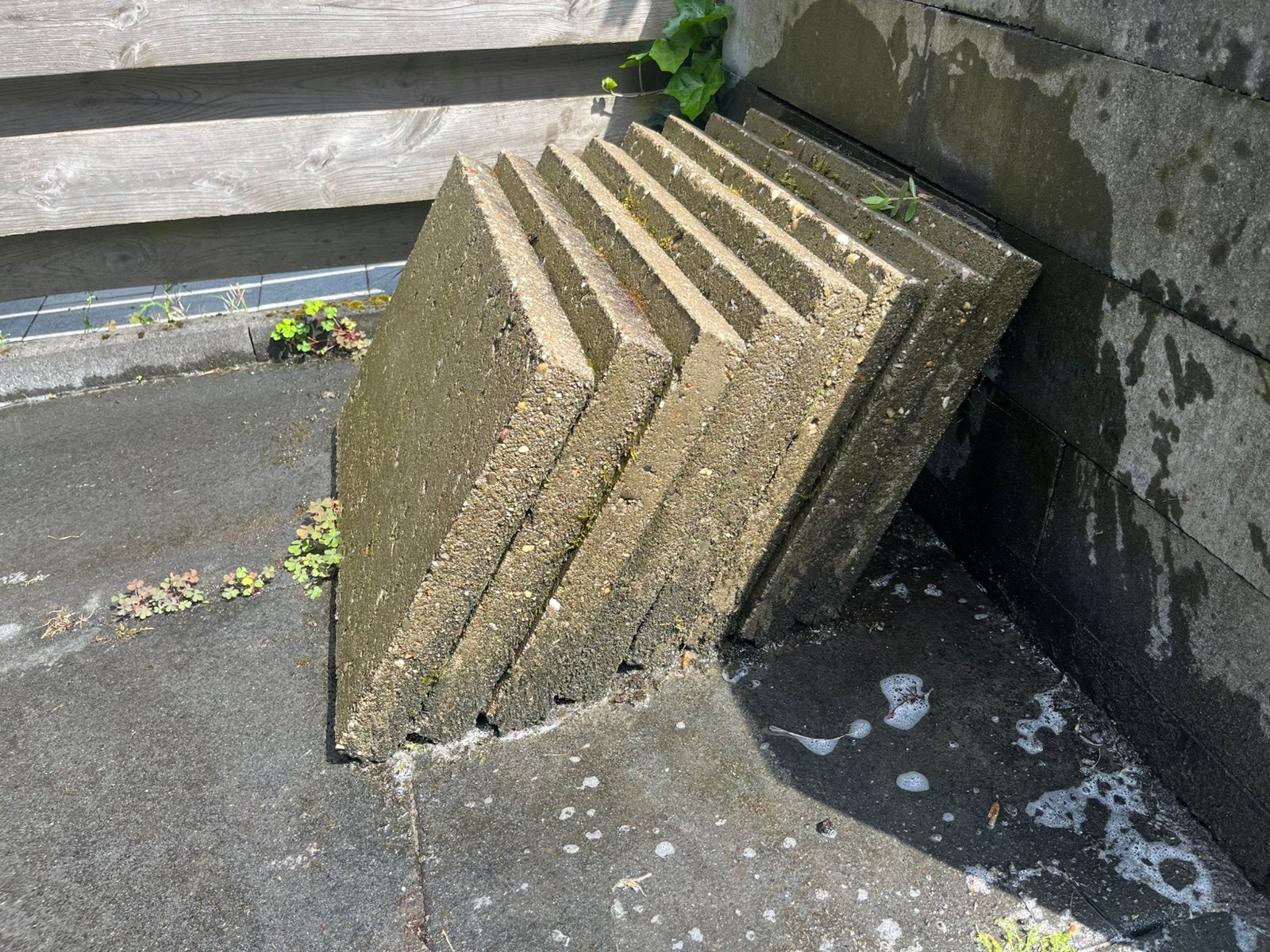 8 tegels 60 cm bij 40 cm, Doe-het-zelf en Verbouw, Tegels, Ophalen, 40 tot 60 cm, Minder dan 5 m², Vloertegels