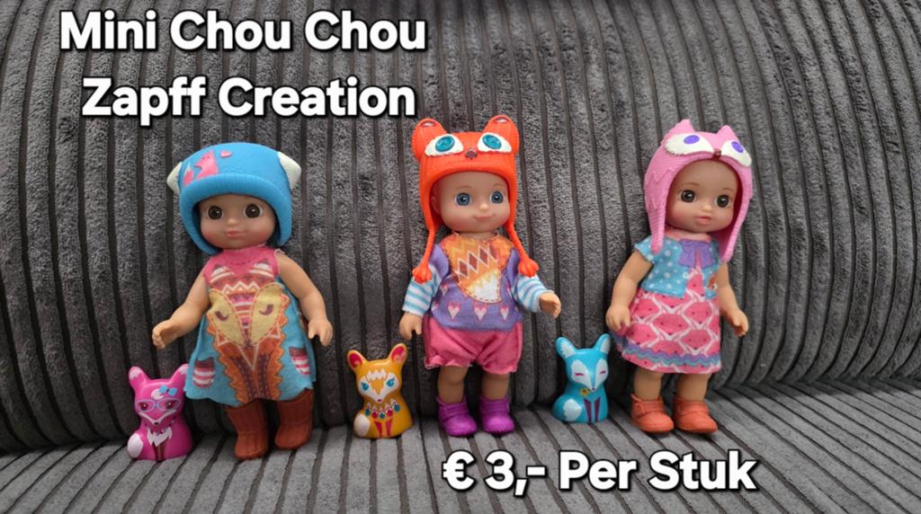 Mini Chou Chou Zapff Creation Poppen, Kinderen en Baby's, Speelgoed | Poppen, Ophalen of Verzenden, Nieuw, Babypop