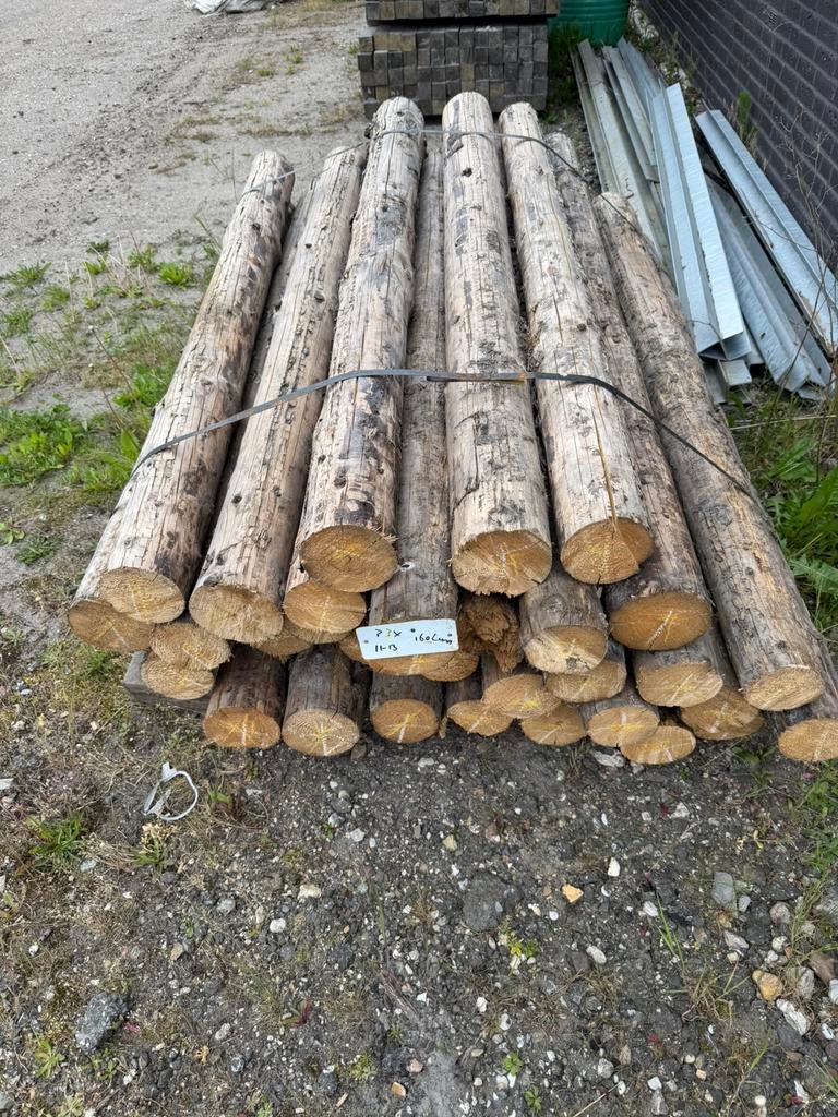 Houten palen, Tuin en Terras, Ophalen of Verzenden, Zo goed als nieuw, 250 cm of meer, Palen
