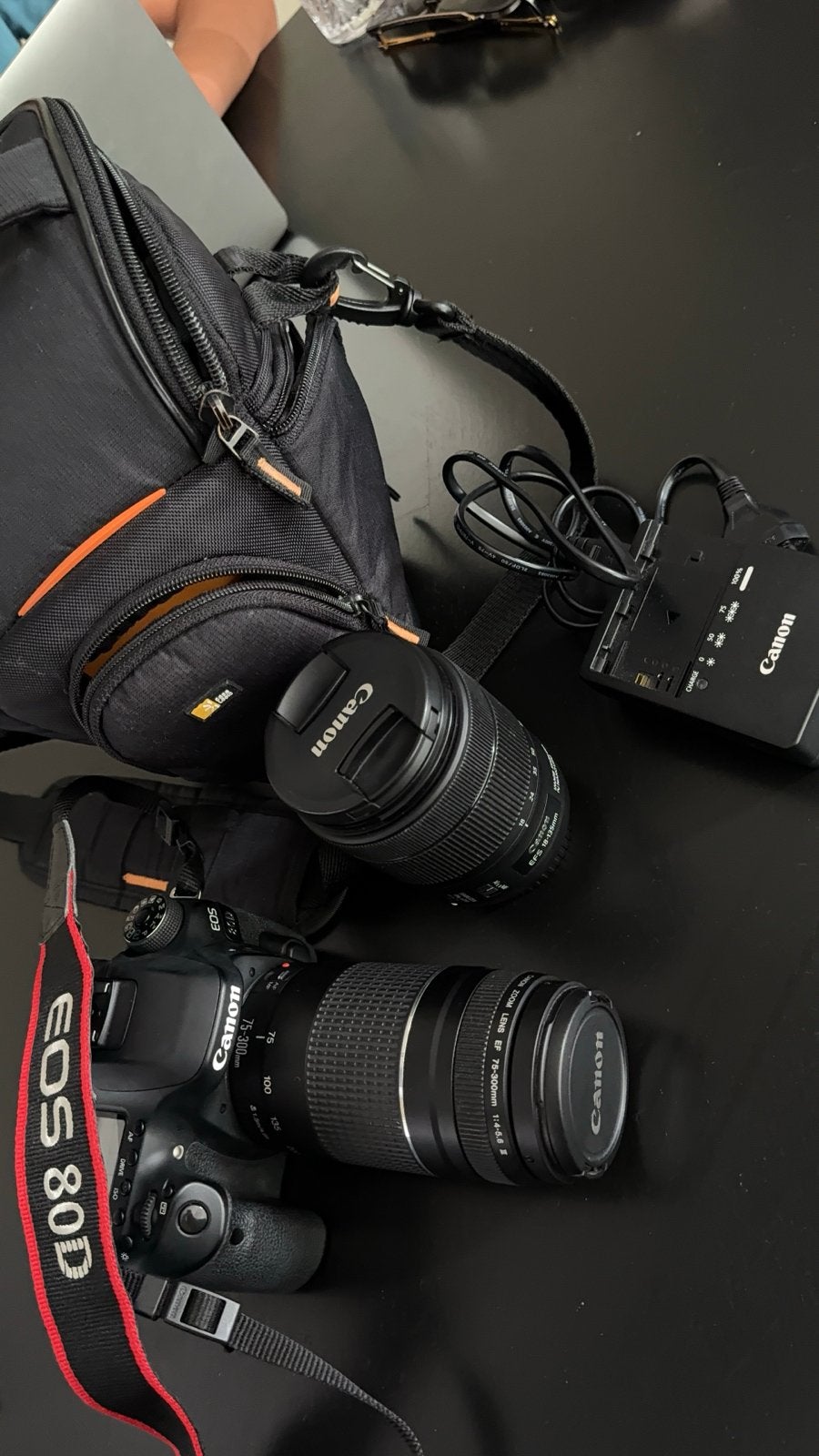 Canon EOS 80D Spiegelreflexcamera + 2 lenzen + tas + oplader, Audio, Tv en Foto, Fotocamera's Digitaal, Ophalen, Spiegelreflex