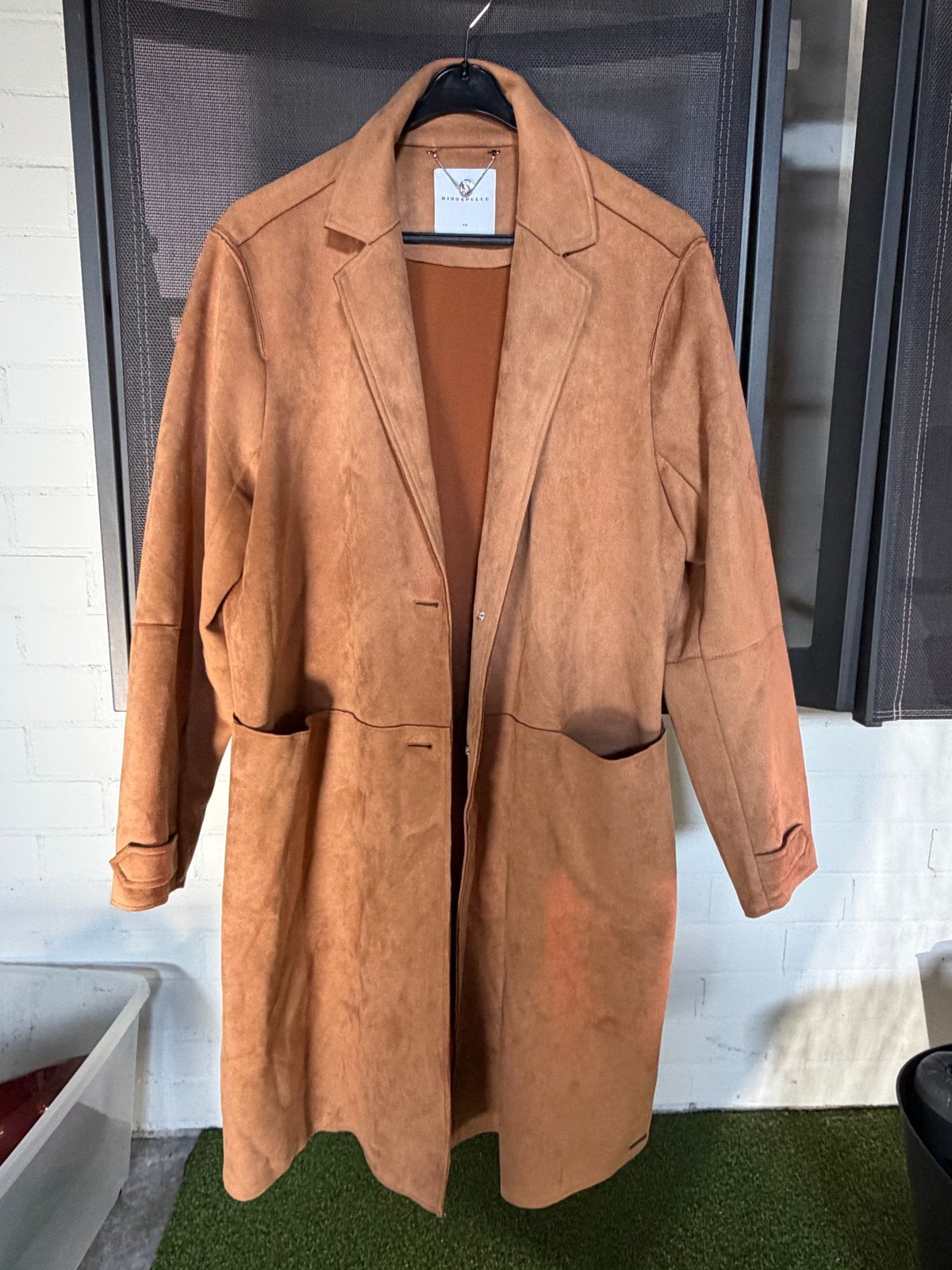 Rino & Pelle Dames Jas - Cognac - Maat 46  (XL), Kleding | Dames, Ophalen, Zo goed als nieuw, Maat 46/48 (XL) of groter, Bruin