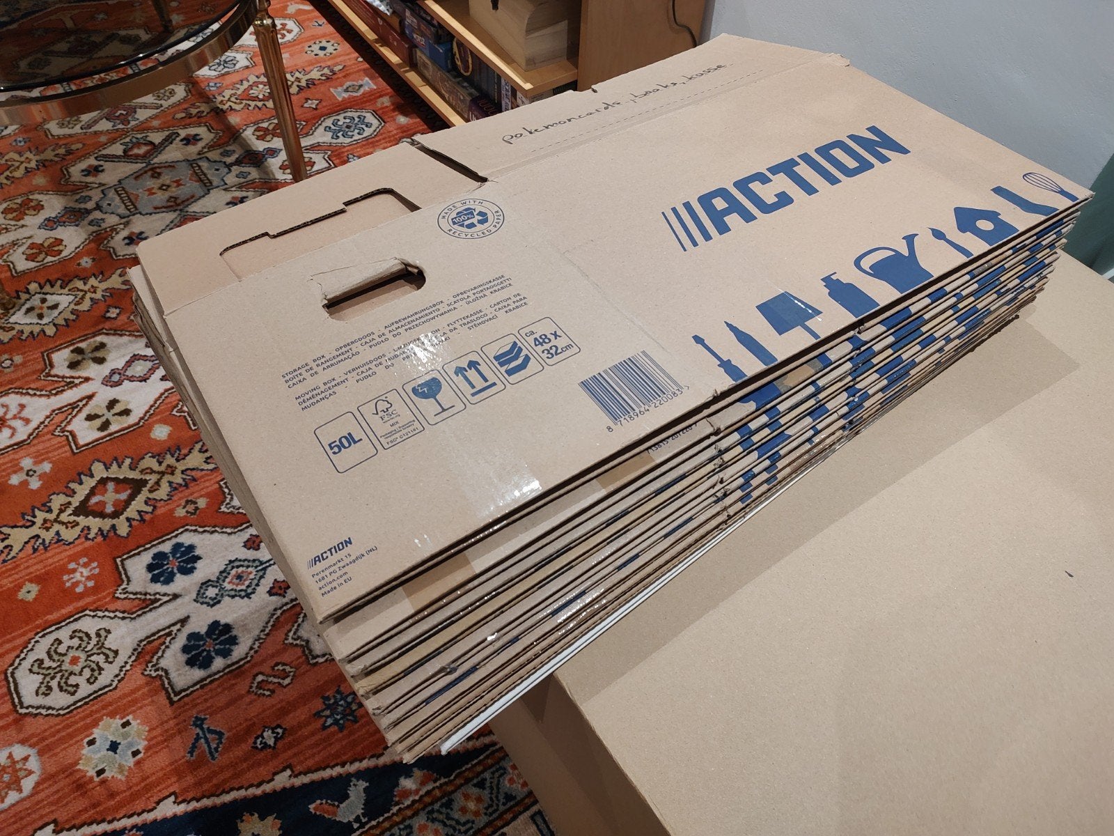 10 action dozen, Doe-het-zelf en Verbouw, Kratten en Dozen, Ophalen, Minder dan 50 cm, Minder dan 40 cm, 35 tot 50 cm