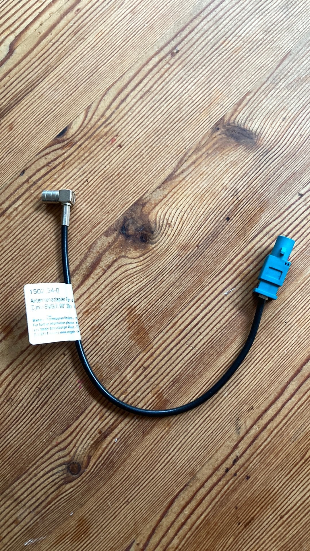 Antenne adapter Fakra (m) naar SMB (f), Ophalen of Verzenden, Nieuw