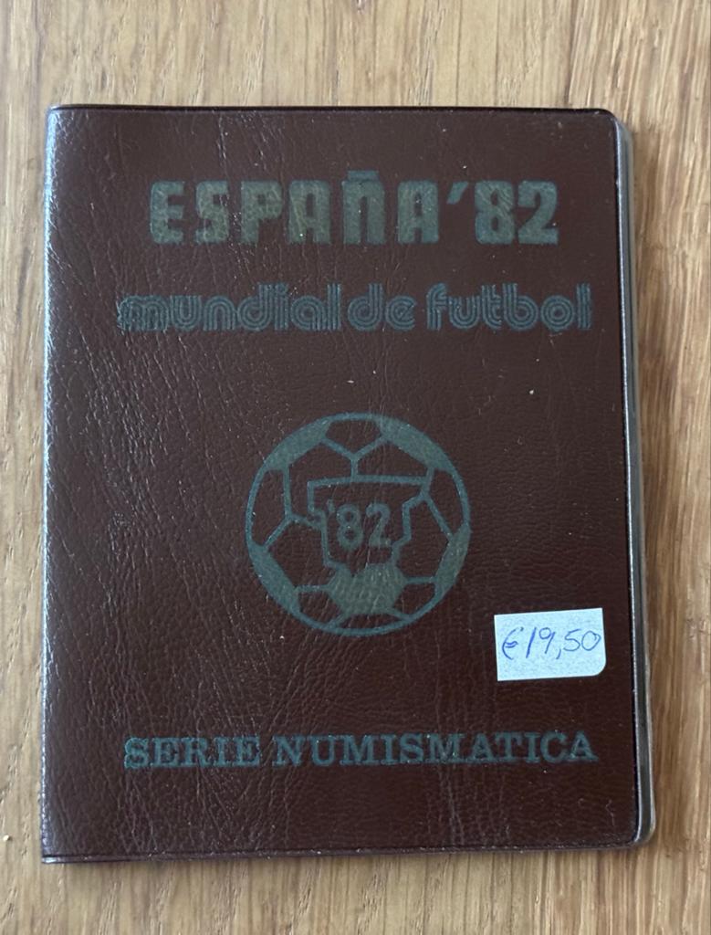 Spanje '82 WK Voetbal Munten Set - Serie Numismatica, Postzegels en Munten, Ophalen of Verzenden, Overige landen, Setje