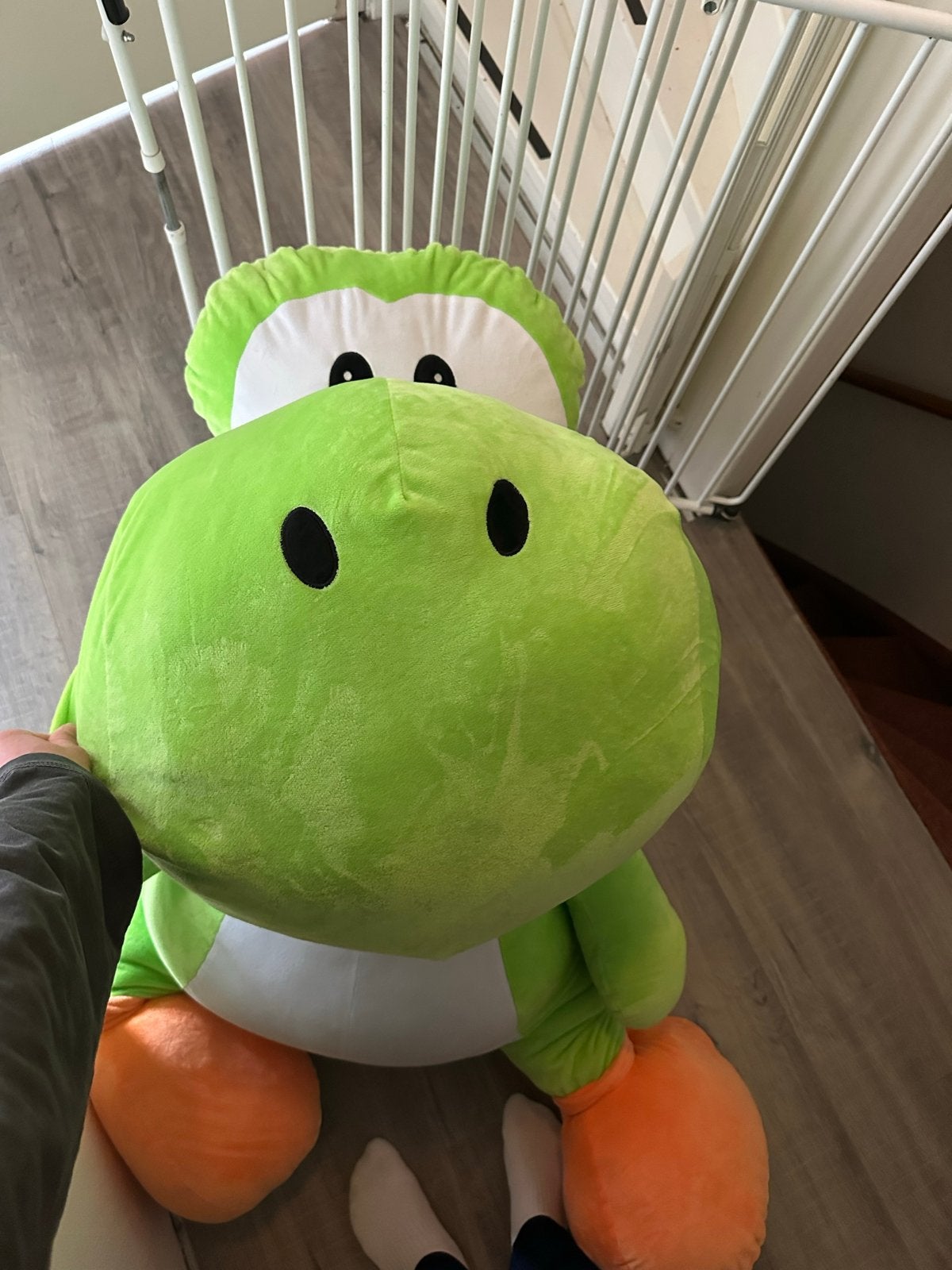 Mega Yoshi knuffel - Super Mario, Ophalen, Groen, Dinosaurus, Zo goed als nieuw