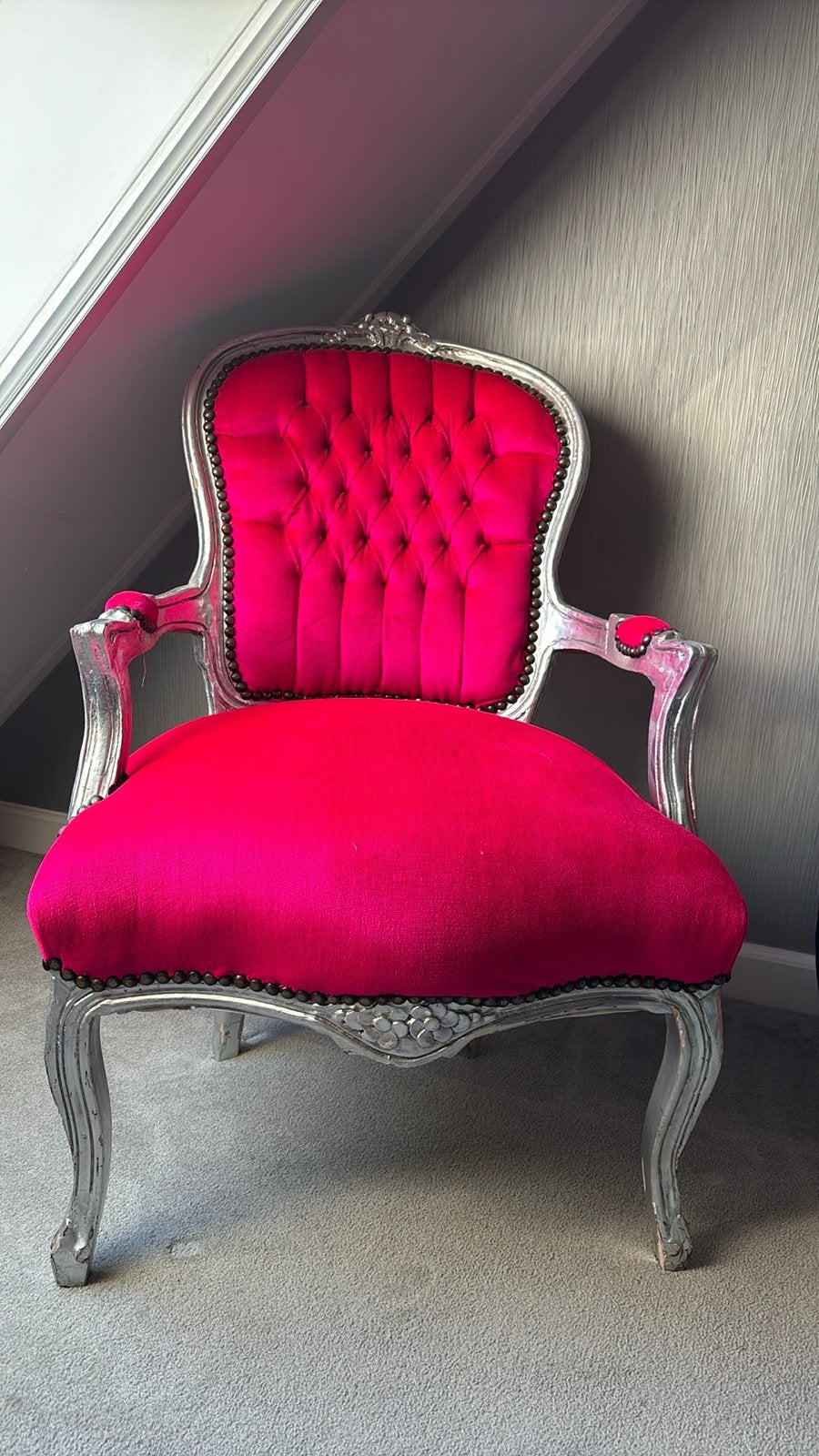 Mooie roze meiden stoel, Ophalen, Gebruikt, Overige kleuren, Eén