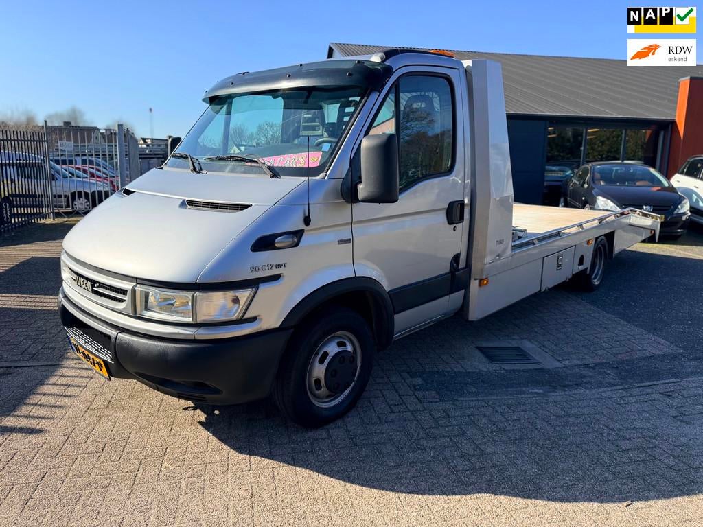 Iveco Daily 50C17 435 DC*Tijhof*Lange Bak*Oprijwagen!, Auto's, Bestelauto's, Gebruikt, 4 cilinders, Iveco, Origineel Nederlands
