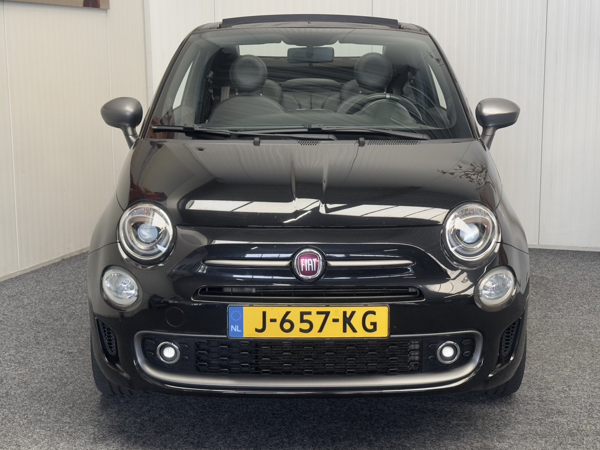 Fiat 500C 1.2 SPORT CABRIOLET DIGITALE DISPLAY HALF LEDER AI, Voorwielaandrijving, Gebruikt, 4 cilinders, Cabriolet