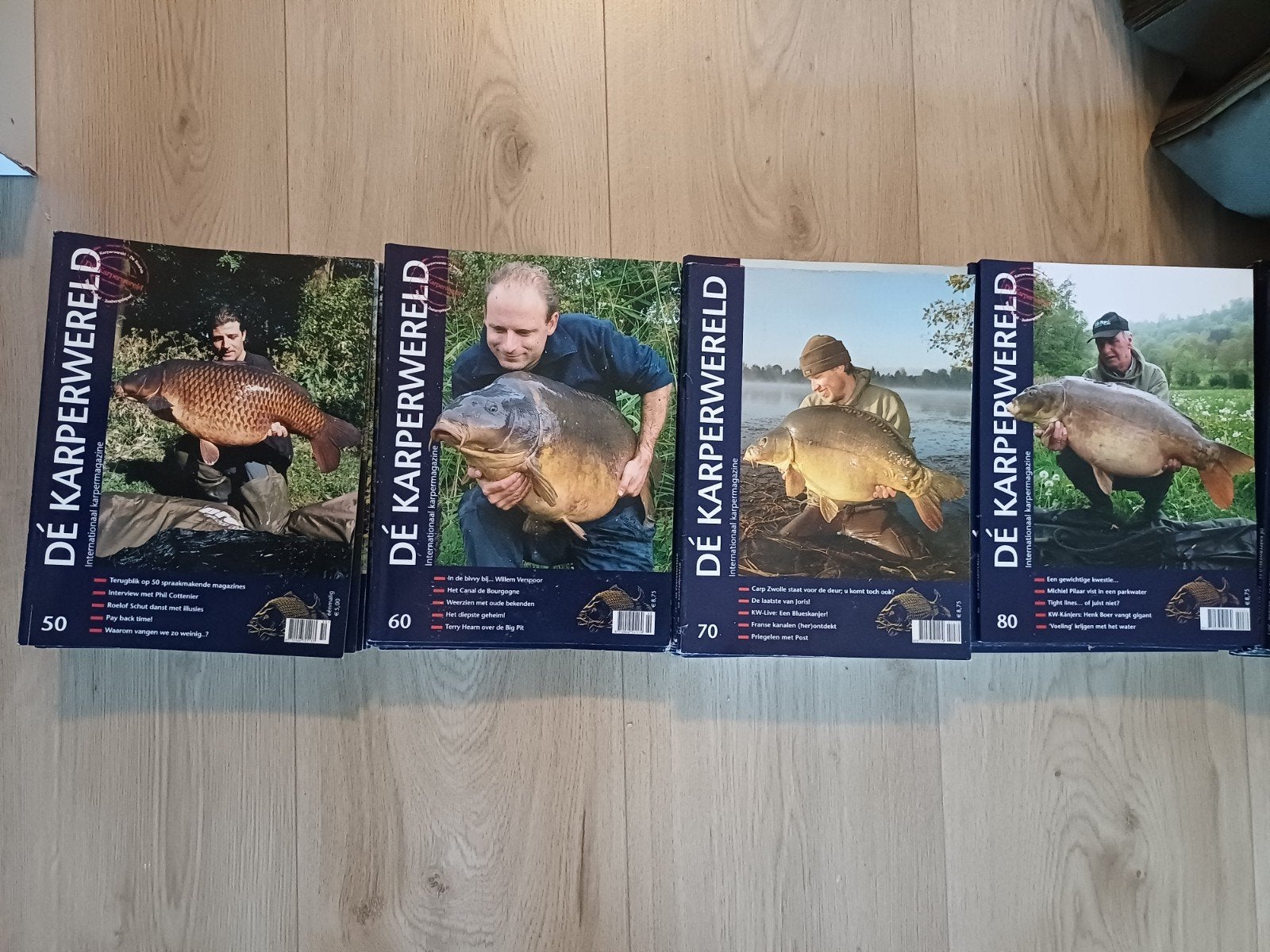 Tijdschriften De Karperwereld en visspullen, gratis, Ophalen of Verzenden, Overige typen