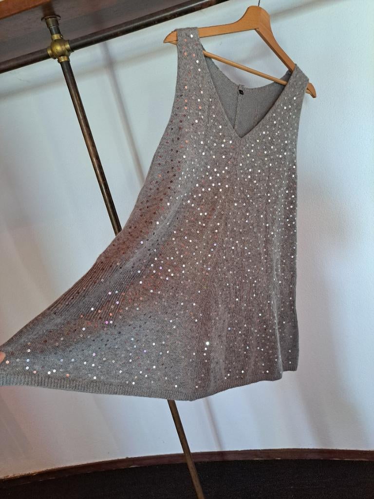 Jurkje, Kleding | Dames, Jurken, Zo goed als nieuw, Grijs, Boven de knie, Ophalen