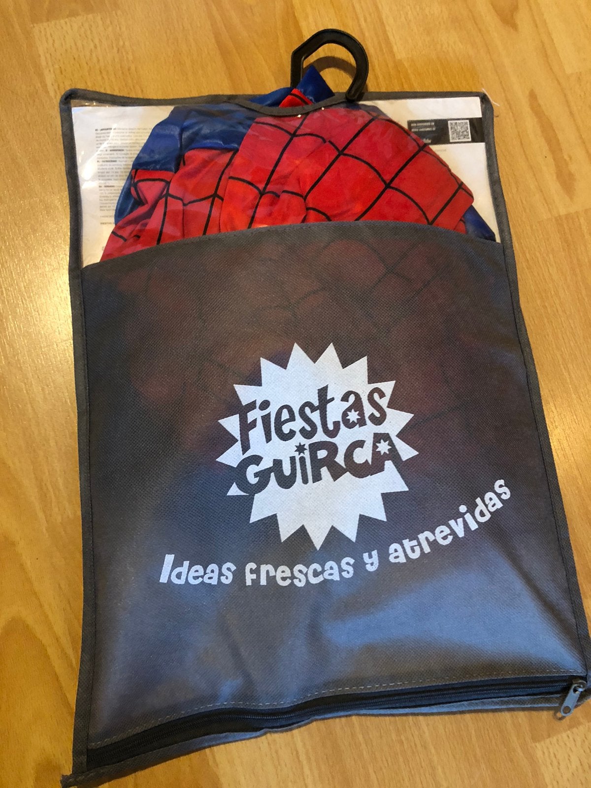 Spiderman pak volwassenen maat M, Ophalen of Verzenden, Zo goed als nieuw, Maat 48/50 (M)