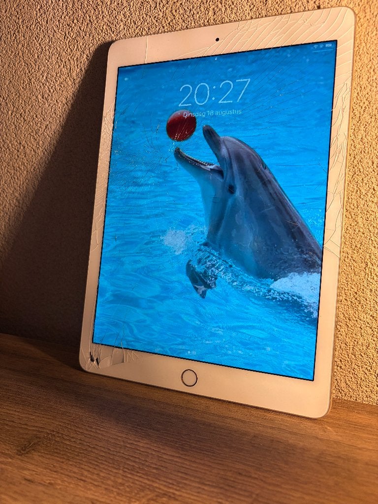 iPad Air 2 wit 64 GB - scherm reparatie nodig, verder prima, Computers en Software, Apple iPads, Gebruikt, Wit, Apple iPad Air