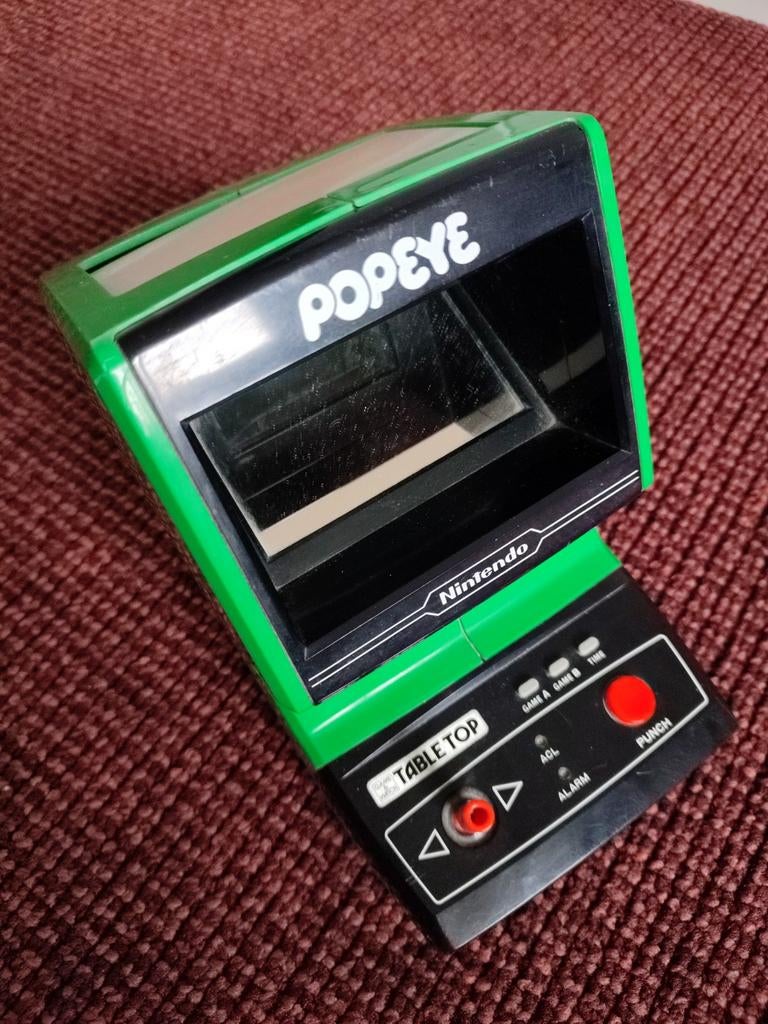 Popeye tabletop game & watch gameconsole, Spelcomputers en Games, Spelcomputers | Nintendo Game Boy, Ophalen of Verzenden, Zo goed als nieuw