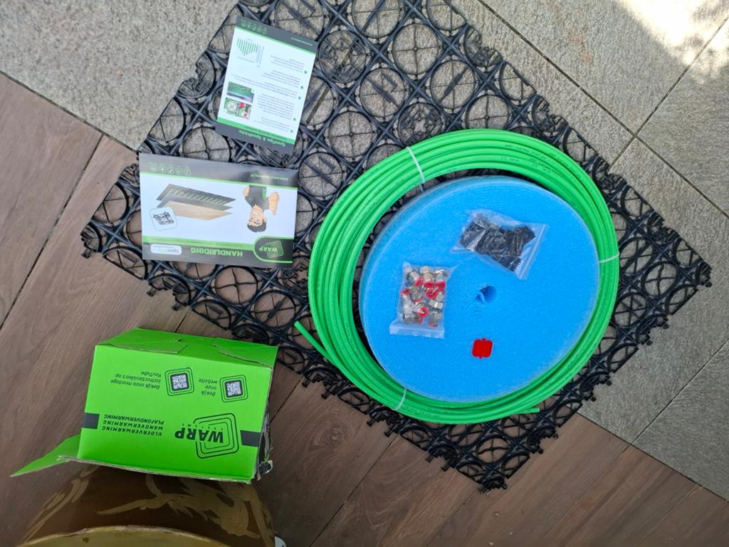 Vloerverwarming Warp onderdelen, Doe-het-zelf en Verbouw, Verwarming en Radiatoren, Minder dan 30 cm, Overige typen, Nieuw, Minder dan 60 cm