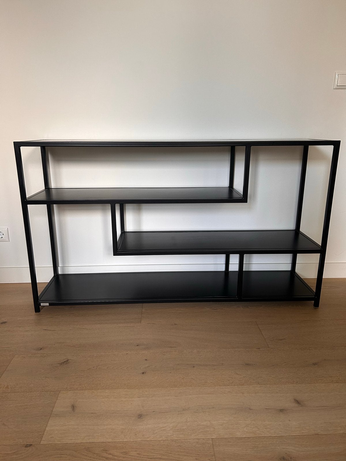 Lifestyle Zwart Metalen Dressoir/Boekenkast, Ophalen, Zo goed als nieuw