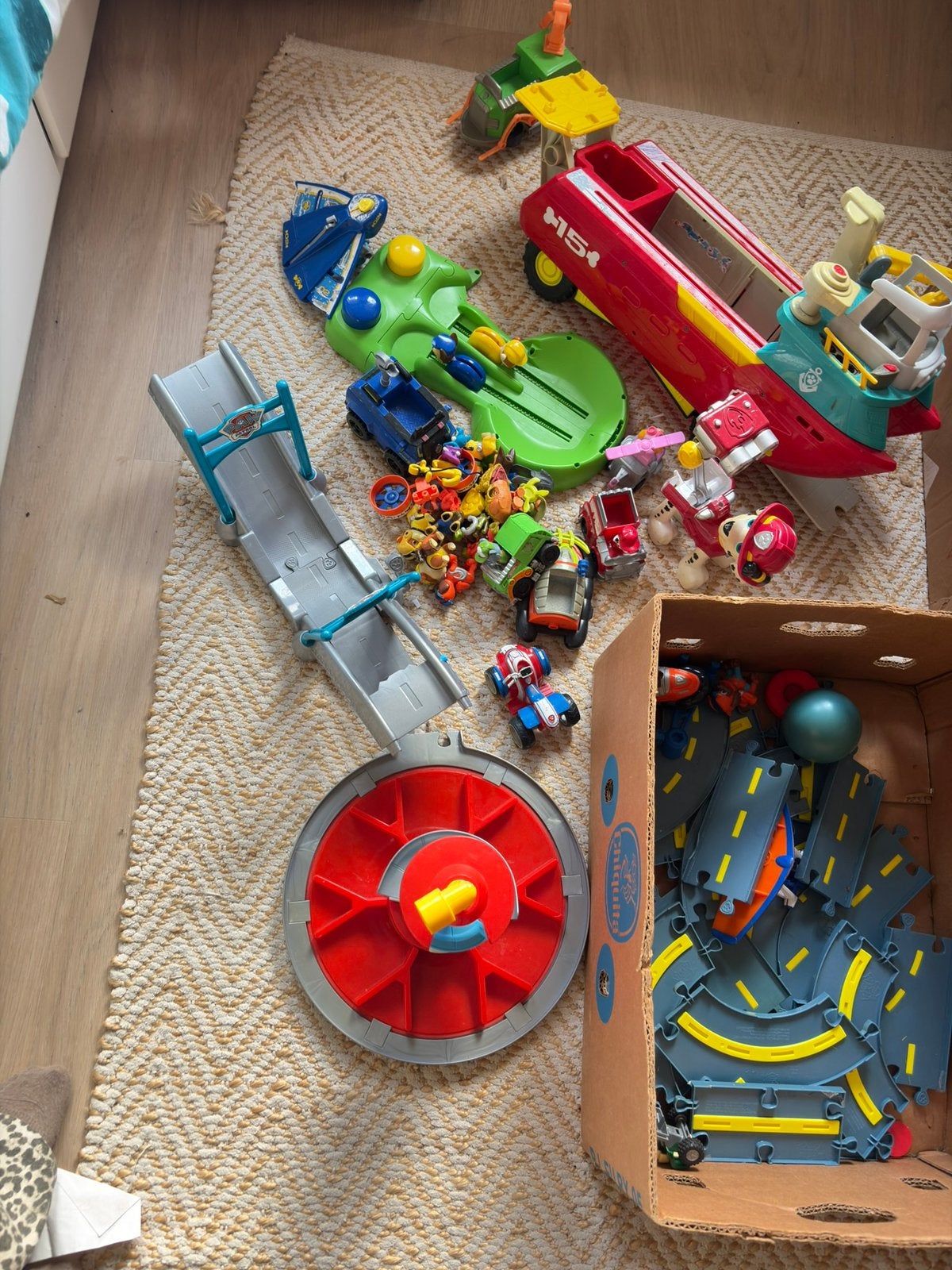 Paw patrol set, Ophalen of Verzenden, Gebruikt