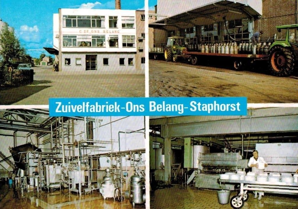 STAPHORST Coop Zuivelfabriek -Ons Belang -, Verzamelen, Ophalen of Verzenden, 1960 tot 1980, Ongelopen, Friesland