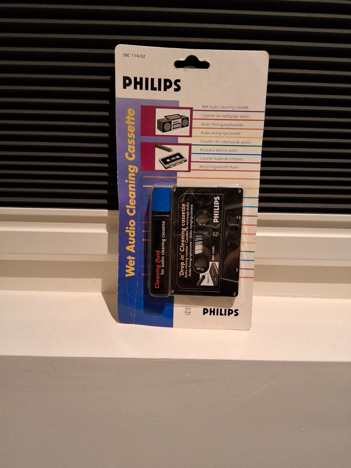 Philips Audio reinigingscassette Nieuw, Overige genres, 1 bandje, Ophalen of Verzenden, Zo goed als nieuw