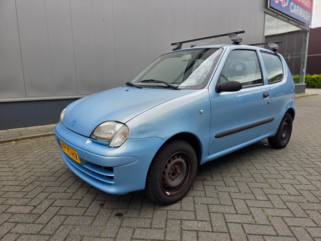 Fiat Seicento 1.1, LPG, 150dkm, ABS, stuurbekr, el ramen,, Auto's, Voorwielaandrijving, Beige, Origineel Nederlands, 400 kg