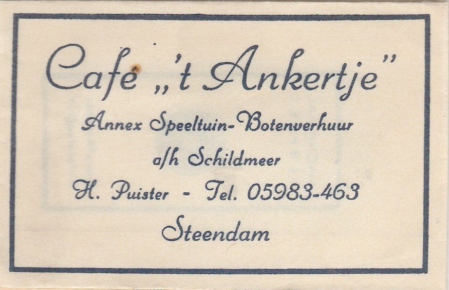 't Ankertje Steendam a/h Schildmeer - H Puister - speeltuin, Verzamelen, Ophalen of Verzenden