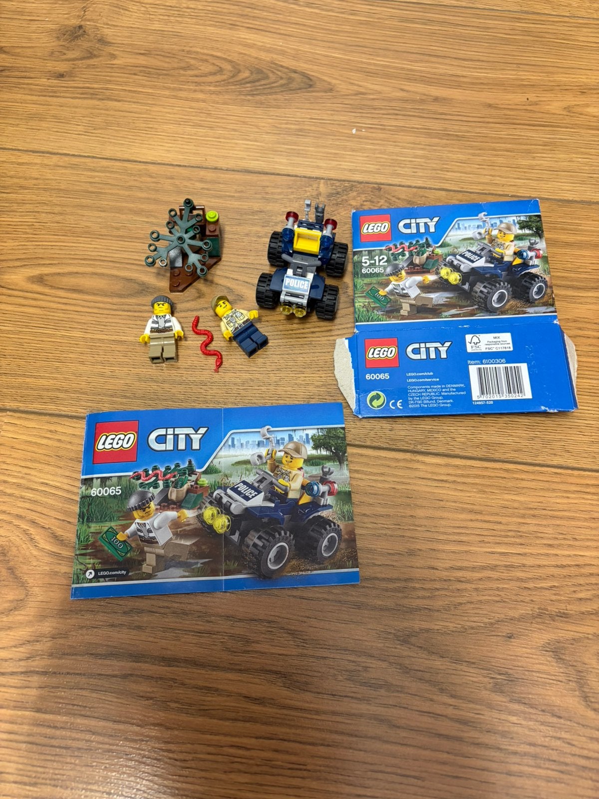 Lego city 60065 patrouille wagen, Ophalen of Verzenden, Zo goed als nieuw