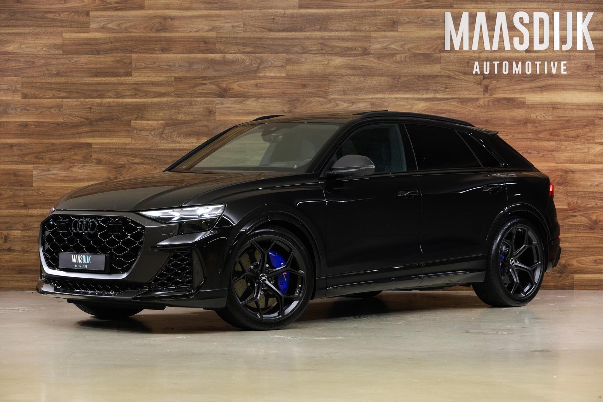 Audi RS Q8 Quattro Performance|Keramisch|Massage|Full Carbon, Auto's, Dealer onderhouden, Gebruikt, Zwart, Zwart