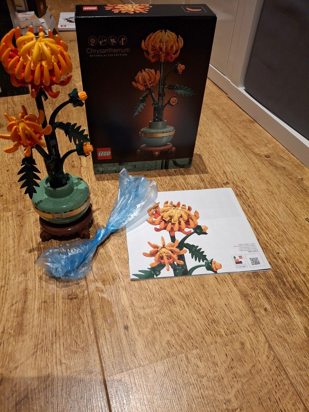 Lego Chrysanthemum 10368 Botanische Collectie, Kinderen en Baby's, Speelgoed | Duplo en Lego, Compleet, Overige thema's, Lego
