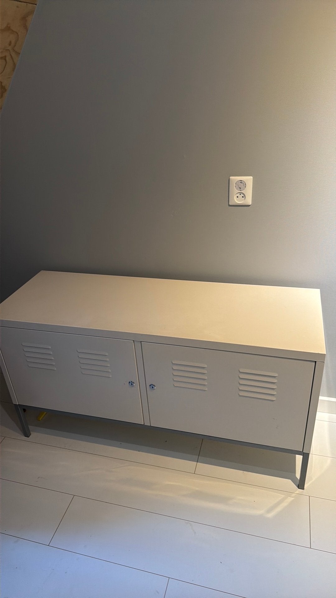 Witte PS ikea lockerkast, Ophalen, Gebruikt, 100 tot 150 cm, Minder dan 100 cm
