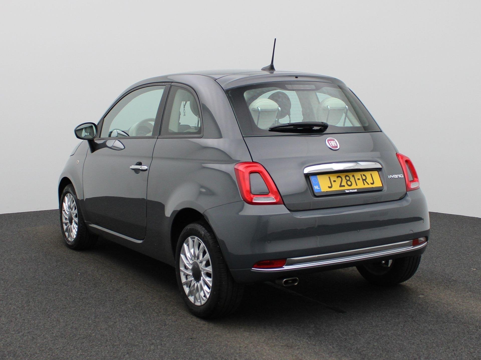 Fiat 500 1.0 Hybrid Lounge | Cruise Control | Radio | Naviga, Voorwielaandrijving, 12 maanden, Stof, 40 €/maand