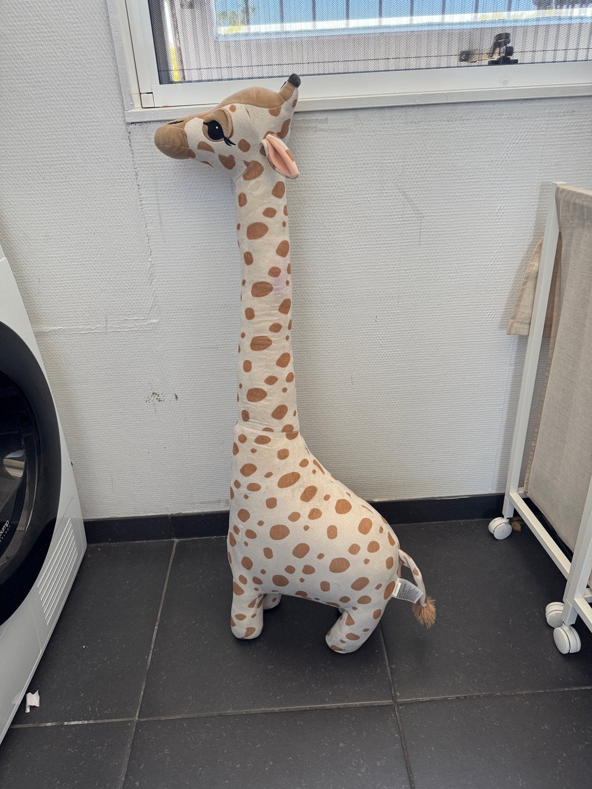 Grote knuffel giraf, Ophalen, Gebruikt, Giraf, Meerkleurig