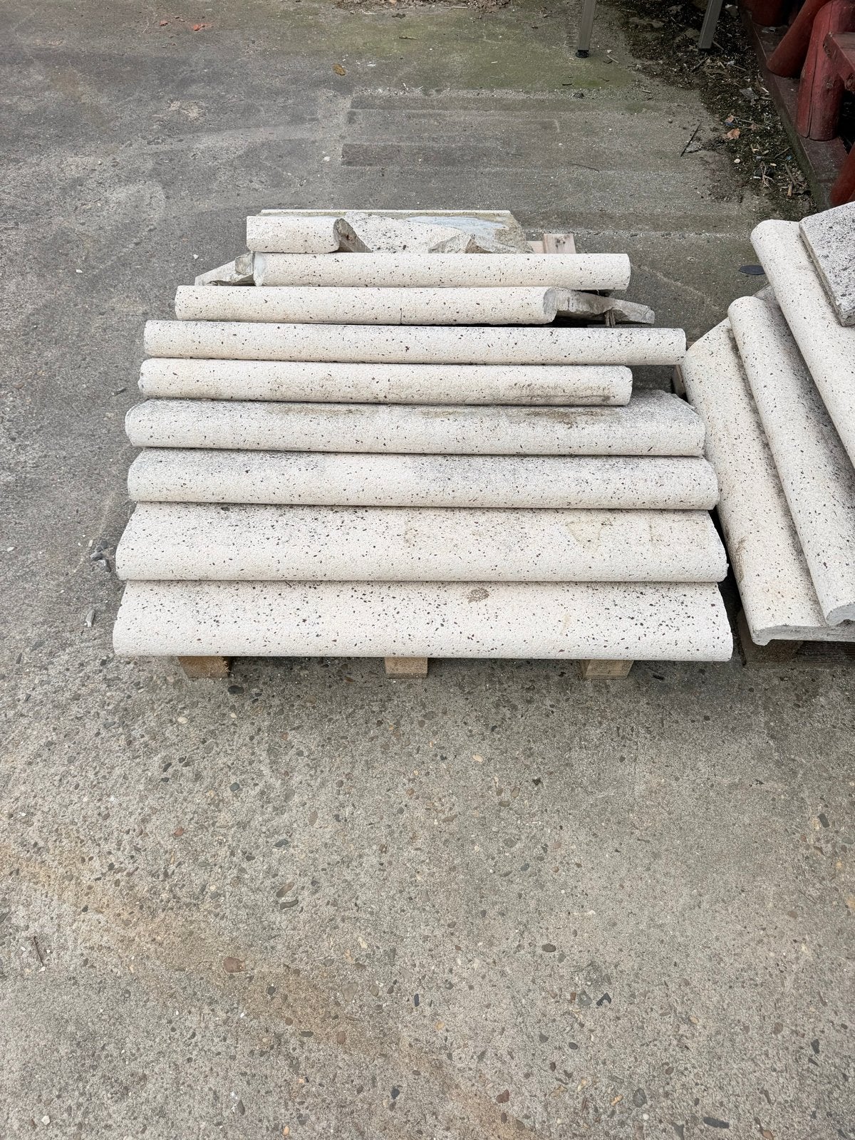 Betonnen zwemvad randen, Doe-het-zelf en Verbouw, Metalen, Ophalen, Gebruikt, Overige metalen