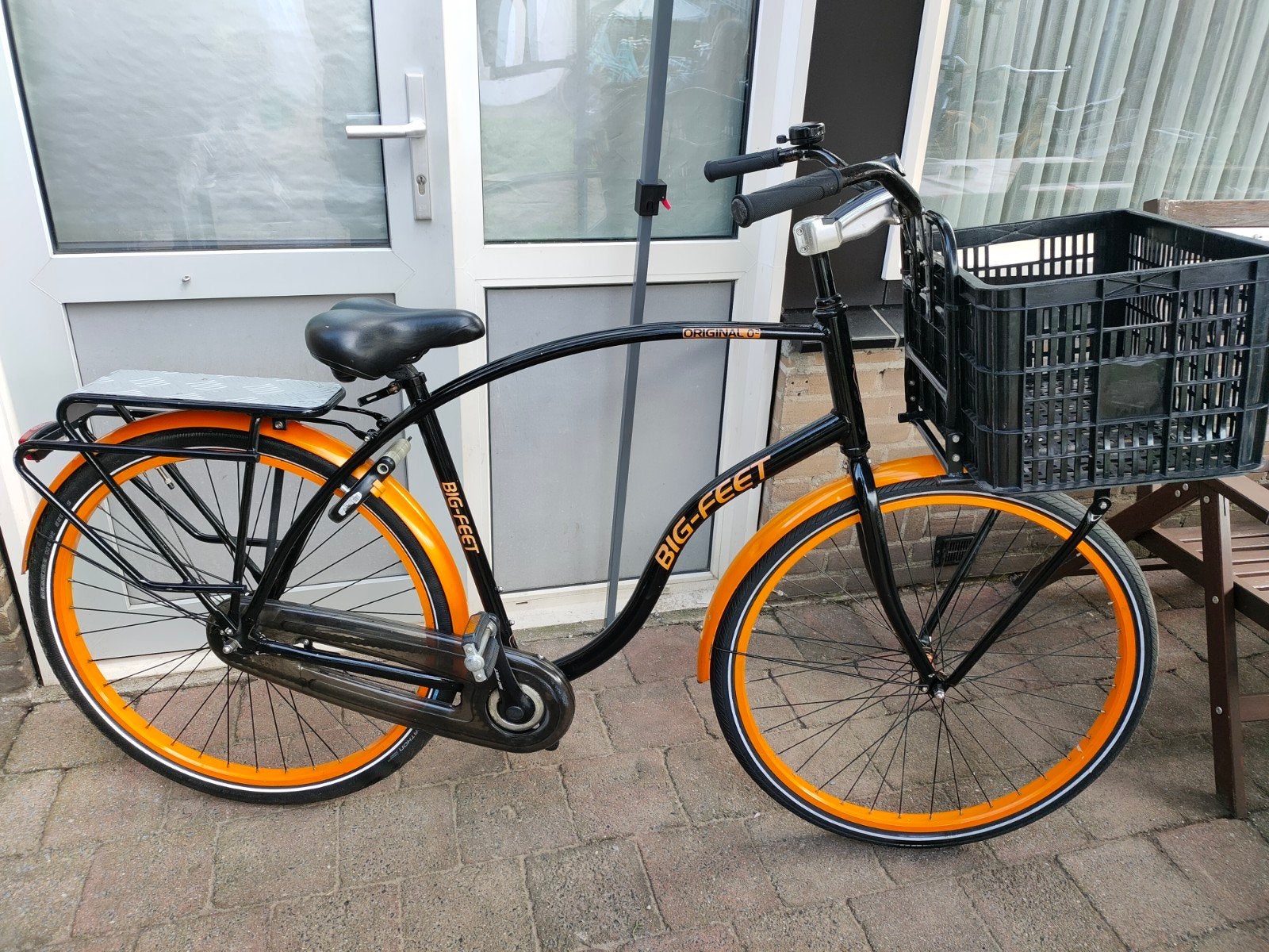 28 inch Big-Feet Original O² cruiser met terugtraprem, Ophalen, Terugtraprem, Gebruikt, Staal