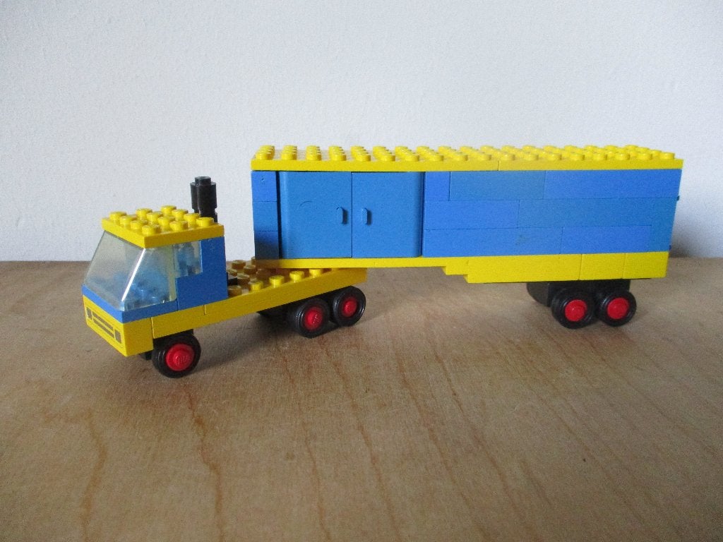 Lego 694 transport truck, vintage, niet compleet, Ophalen of Verzenden, Gebruikt, Overige typen, Lego