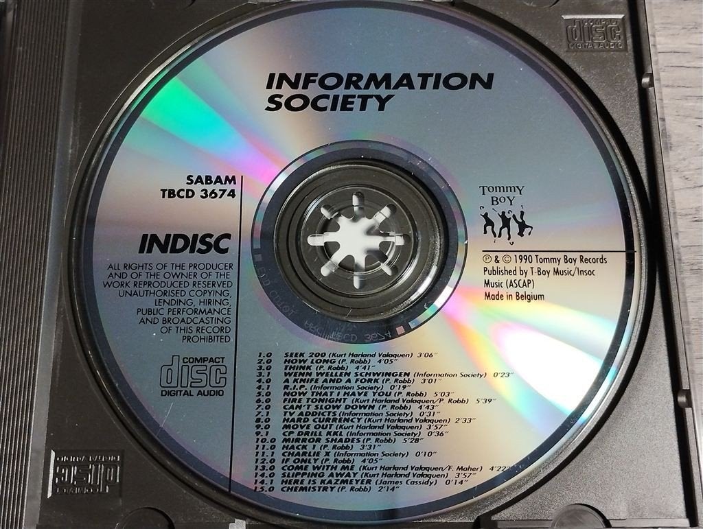 Information Society - Hack, Ophalen of Verzenden, Gebruikt