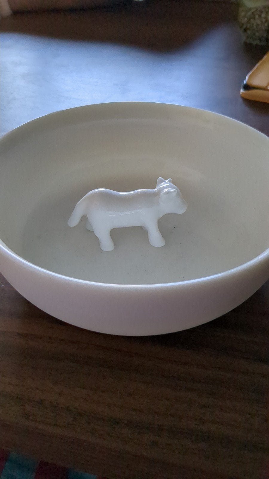 Räder Design Kommetje met Koe - Porselein, Porselein of Keramiek, Schaal, Rond, Ophalen of Verzenden