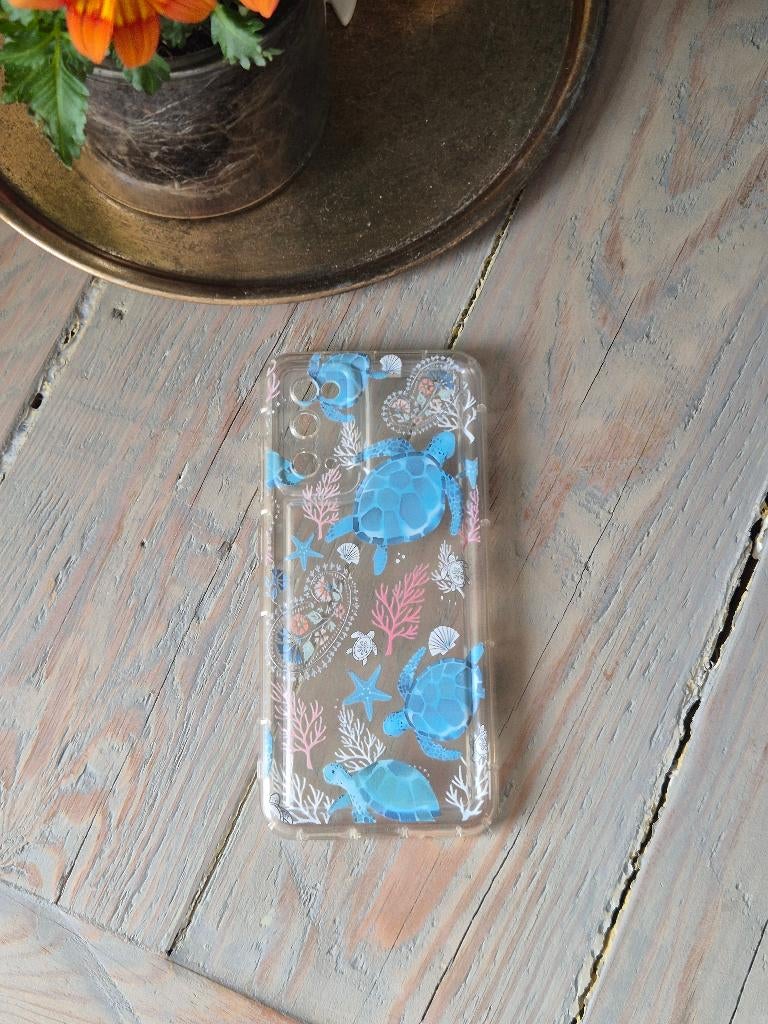 Telefoonhoesje Samsung Galaxy S20 - transparant/schildpadden, Ophalen of Verzenden, Zo goed als nieuw, Frontje of Cover