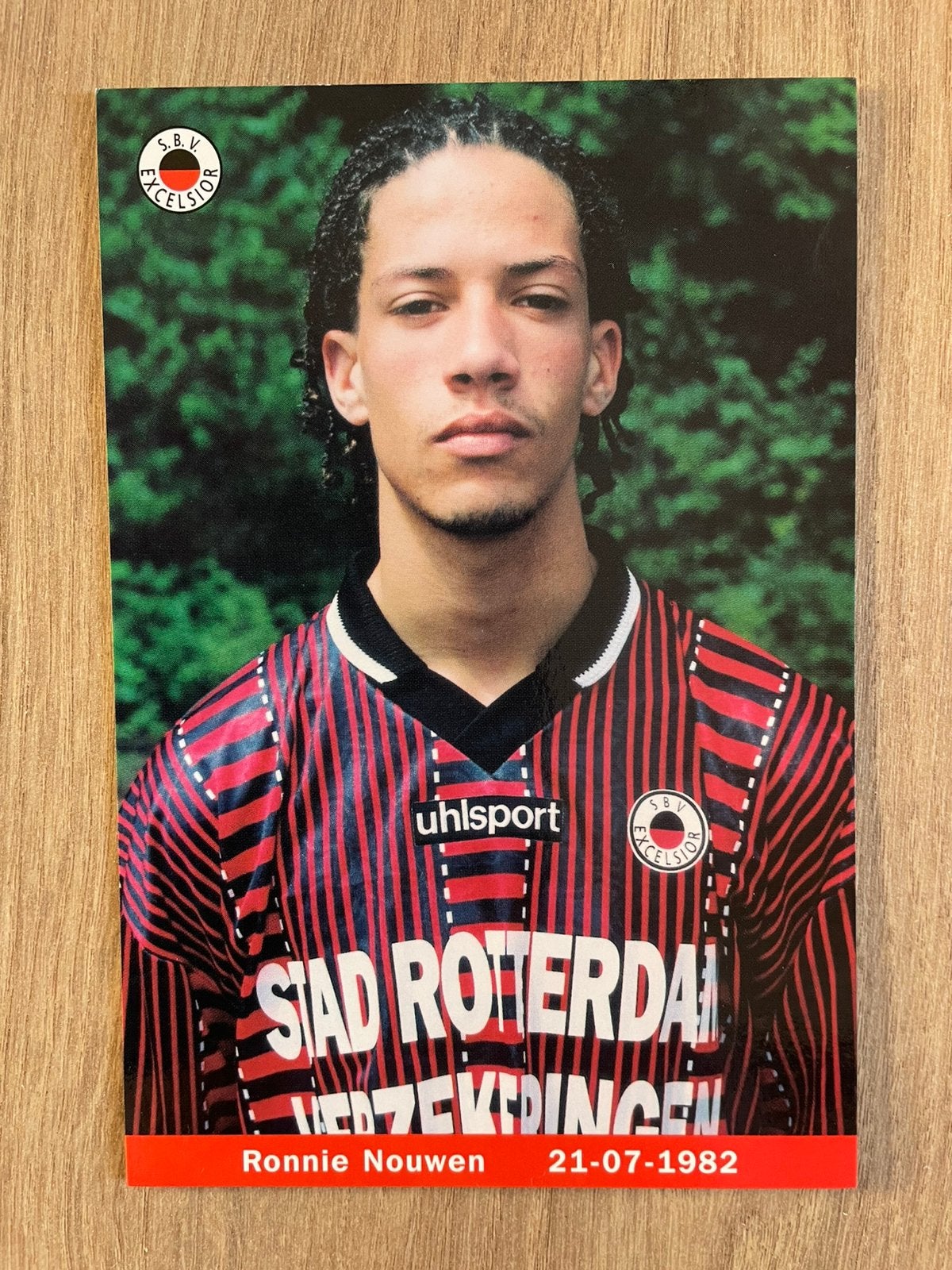 Fotokaart Ronnie Nouwen (Excelsior)., Ophalen of Verzenden, Zo goed als nieuw, Buitenlandse clubs, Spelerskaart