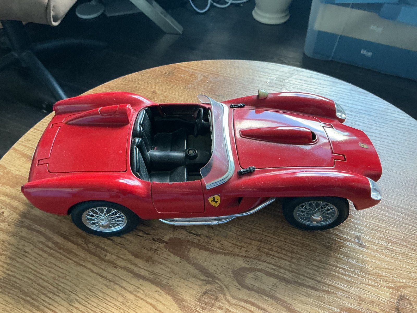 Burago Ferrari 250 Testa Rossa 1957 Schaalmodel 1:18, Ophalen, Zo goed als nieuw, Bburago