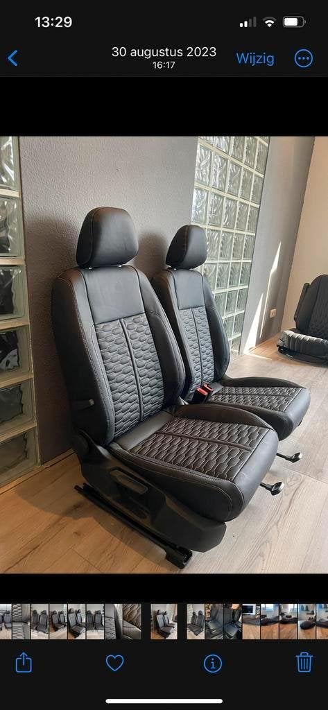 Volkswagen Caddy voorstoelen bestuurdersstoel + bijrijders, Auto-onderdelen, Interieur en Bekleding, Niet ingevuld, Volkswagen