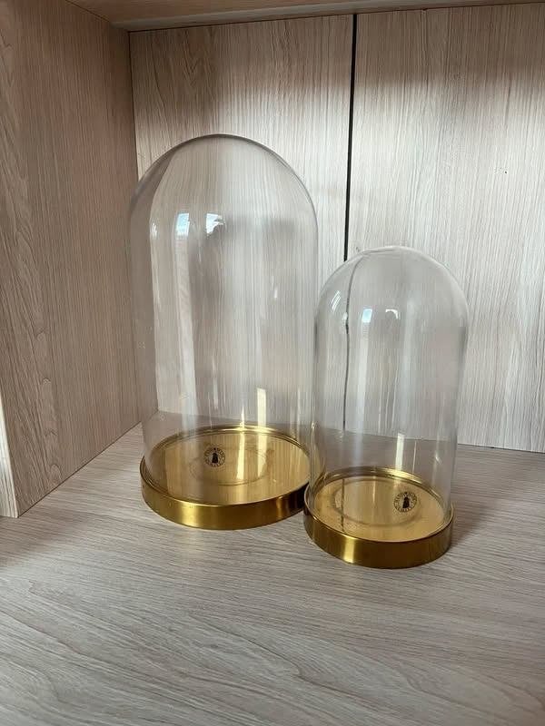 Glazen stolpen Ikea Begavning, Huis en Inrichting, Glas, Ophalen of Verzenden, Zo goed als nieuw
