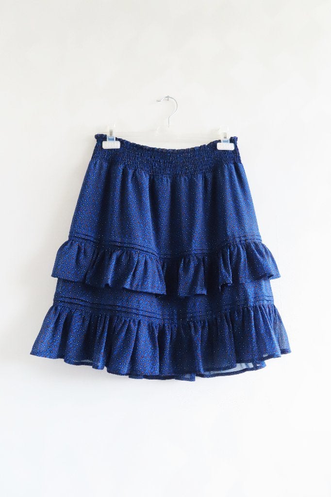 Strokenrok blauw Free/Quent mt M (4947), Kleding | Dames, Maat 38/40 (M), Freequent, Blauw, Ophalen of Verzenden