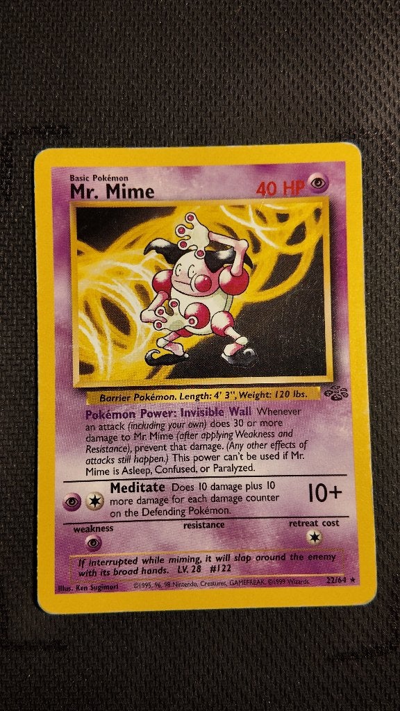 Mr. Mime 22 Jungle | Pokemon kaart, Ophalen, Zo goed als nieuw, Losse kaart