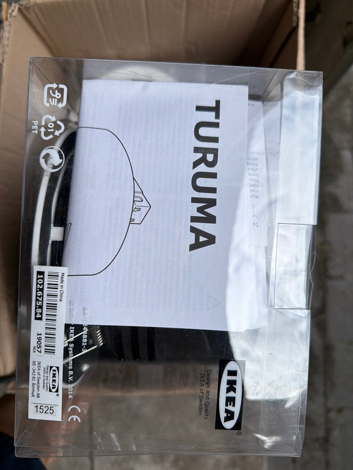 IKEA TURUMA Inbouwspot - Wit, GX53 fitting, Metaal, Wit, Nieuw, Overige fittingen