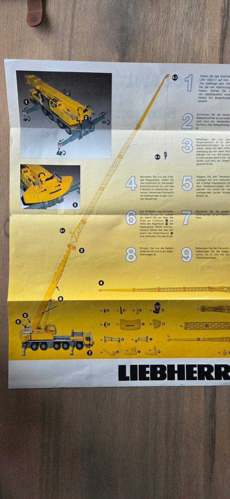 Liebherr LTM 1200-5.1 Mobiele Kraan Model 1:50 Conrad, Overige merken, 1:32 tot 1:50, Overige typen, Ophalen of Verzenden