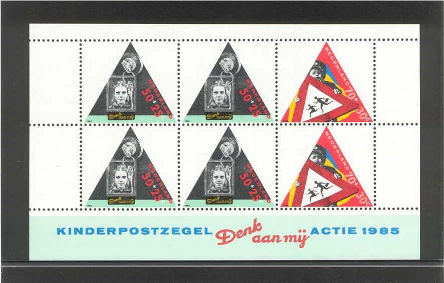 Nederland nr. 1344 Blok Kinderzegels 1985 postfris, Verzenden, Na 1940, Postfris