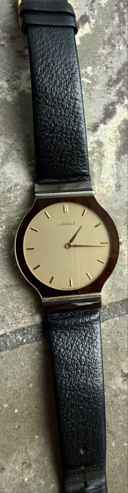 Seiko Lassale Quartz Horloge - Elegant en Klassiek, Ophalen of Verzenden, Gebruikt, Leer, Overige merken