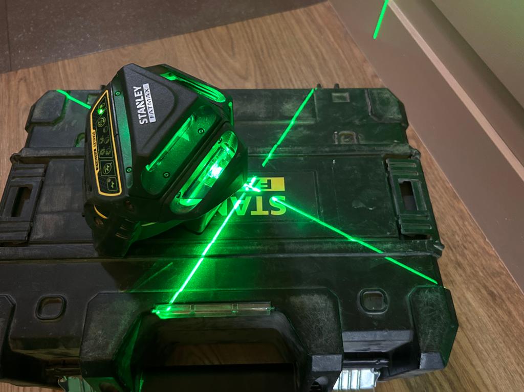 Stanley X3G Fatmax 360 lijnlaser, Ophalen of Verzenden, Zo goed als nieuw