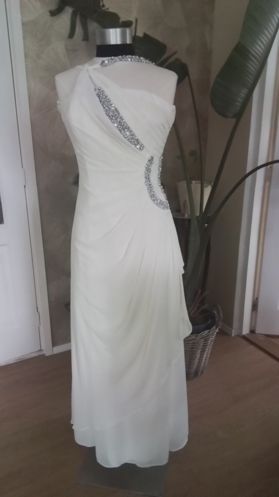 Witte galajurk 34, Kleding | Dames, Carnavalskleding en Feestkleding, Ophalen of Verzenden, Kleding, Maat 34 (XS) of kleiner, Overige thema's